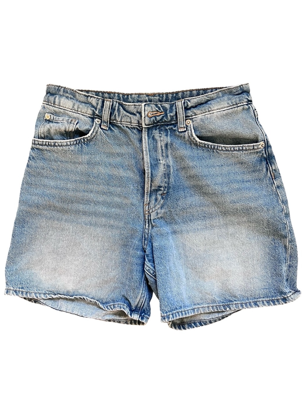 Women’s & Denim Mom Jeans High Waist 90s Denim Shorts Size 4